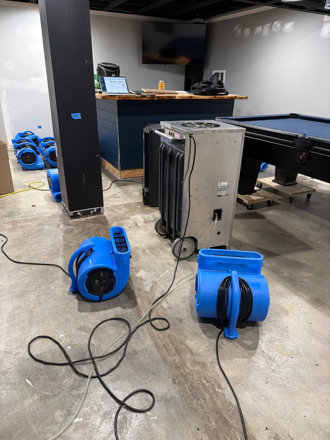 Residential restoration project in Upland, Hamilton County Indiana