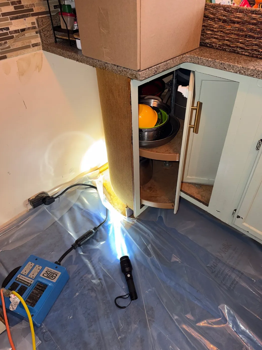 Water damage restoration by Upland Water Restoration near Yorktown, IN
